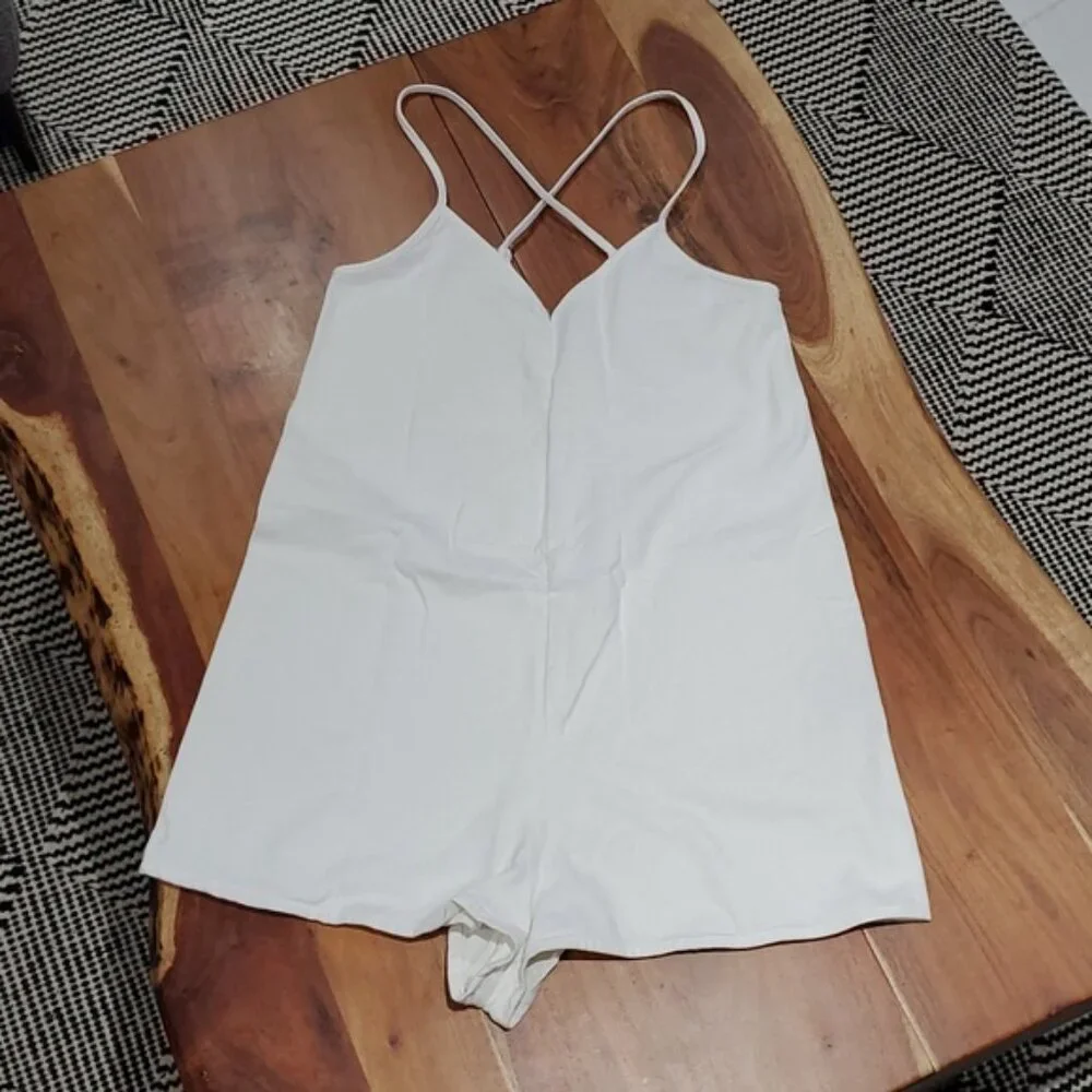 Denim Jean Berit Summer Romper/Playsuit/Overalls Shorts - Picture 5 of 15